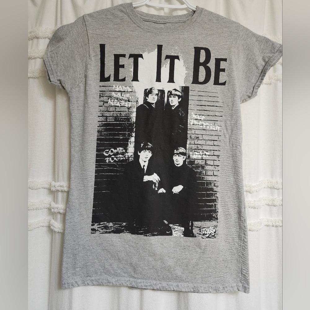 Official Licensed "Let It Be" Graphic Tee. By Radio Days.